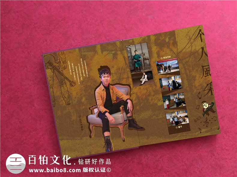 東營市勝利中學創(chuàng)意畢業(yè)紀念冊設(shè)計-個性化畢業(yè)留戀相冊內(nèi)容怎么做