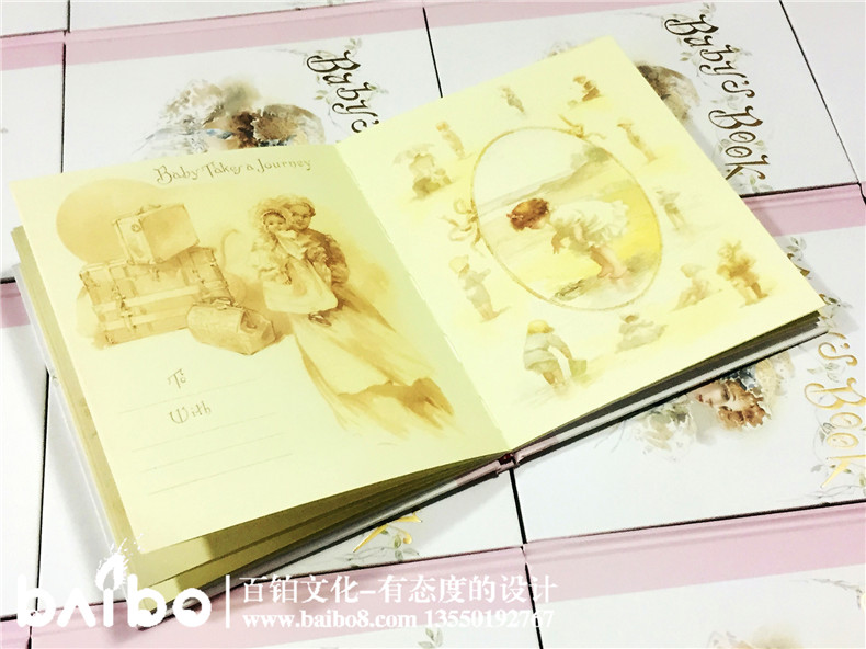 可書寫親子幼兒書-寶寶成長(zhǎng)紀(jì)錄冊(cè)-歐式浪漫少女