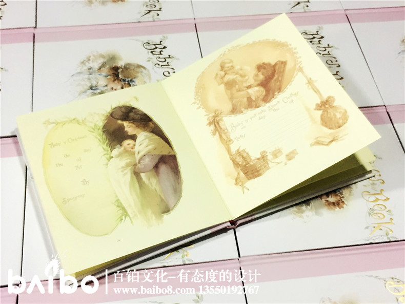 可書寫親子幼兒書-寶寶成長(zhǎng)紀(jì)錄冊(cè)-歐式浪漫少女