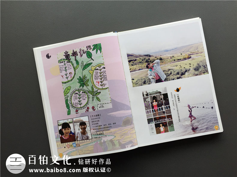 天真爛漫風小學畢業(yè)紀念相冊設(shè)計-六年級畢業(yè)留念冊-成師附小