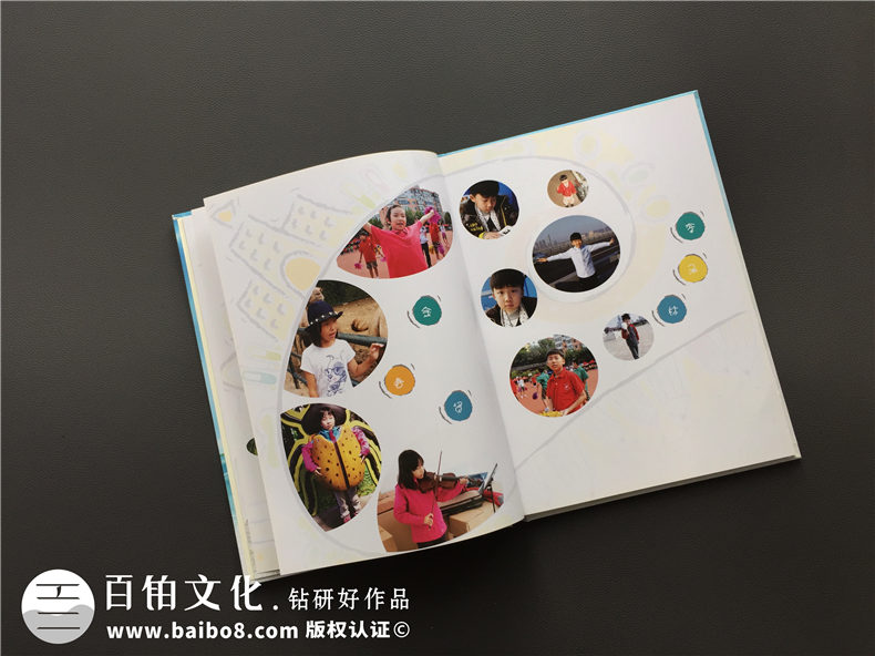 小學畢業(yè)紀念相冊定制-大連制作班級留念冊公司