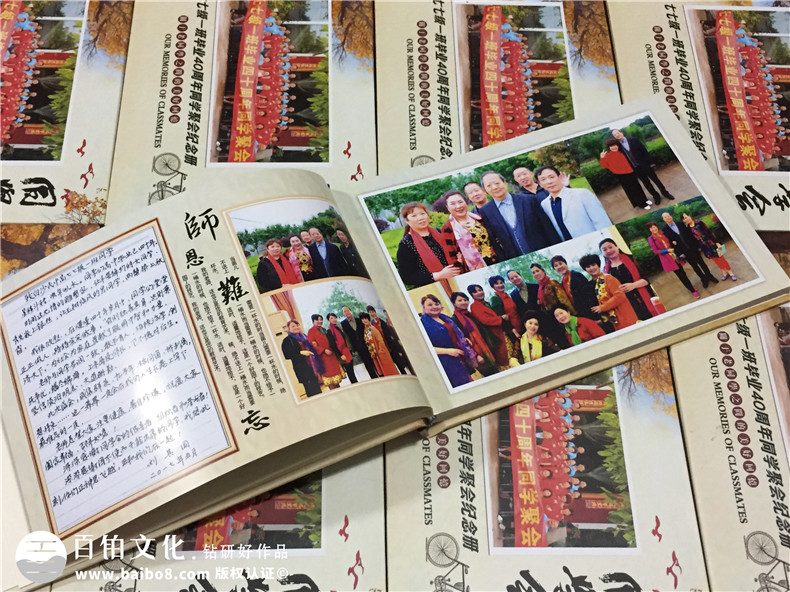 白沙民高畢業(yè)40周年同學聚會紀念相冊定制-通訊
