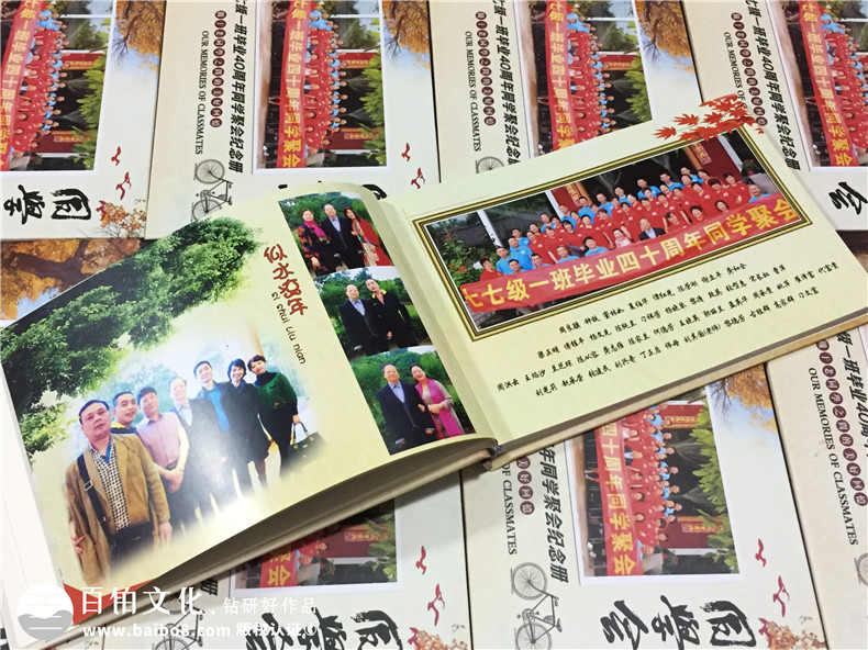 白沙民高畢業(yè)40周年同學聚會紀念相冊定制-通訊