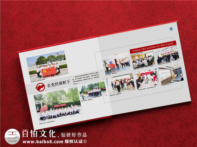 黨建畫冊(cè)設(shè)計(jì)-制作單位黨建工作紀(jì)實(shí)圖冊(cè)