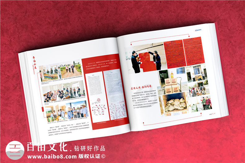 定點幫扶決勝脫貧攻堅紀實勝利相冊設(shè)計-扶貧畫冊制作