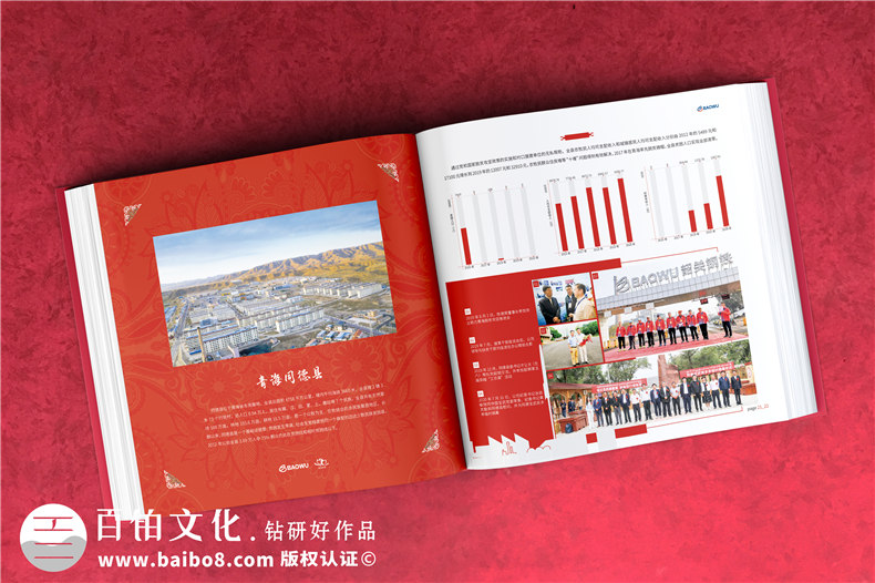 定點幫扶決勝脫貧攻堅紀實勝利相冊設(shè)計-扶貧畫冊制作