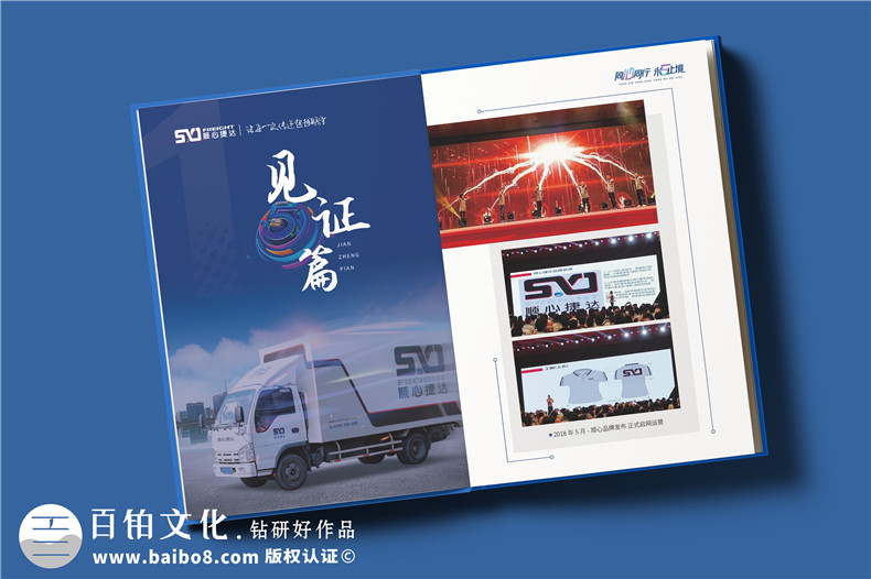 企業(yè)周年慶照片相冊設(shè)計(jì)-物流公司周年活動(dòng)影集