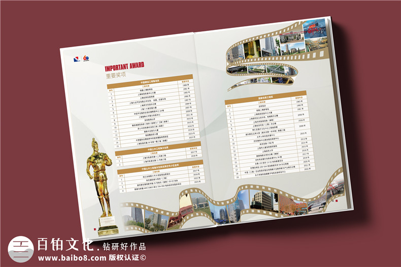 建工集團(tuán)60周年紀(jì)念畫冊(cè)設(shè)計(jì)制作-匠心精筑，行穩(wěn)致遠(yuǎn)