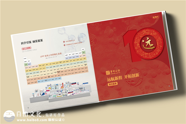 十載逐夢(mèng),郵幣載情--藥物研究公司10周年紀(jì)念郵冊(cè)定制
