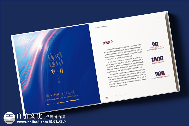 生物科技公司20周年紀(jì)念冊(cè)--解碼生命,共筑未來(lái)?