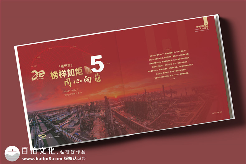 化工企業(yè)20周年紀(jì)念冊設(shè)計(jì)定制--鐫刻輝煌,展望未來?
