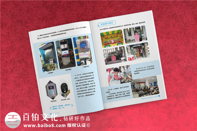 企業(yè)成立十周年文化畫冊設(shè)計-園區(qū)10年成長紀(jì)念相冊式宣傳冊策劃