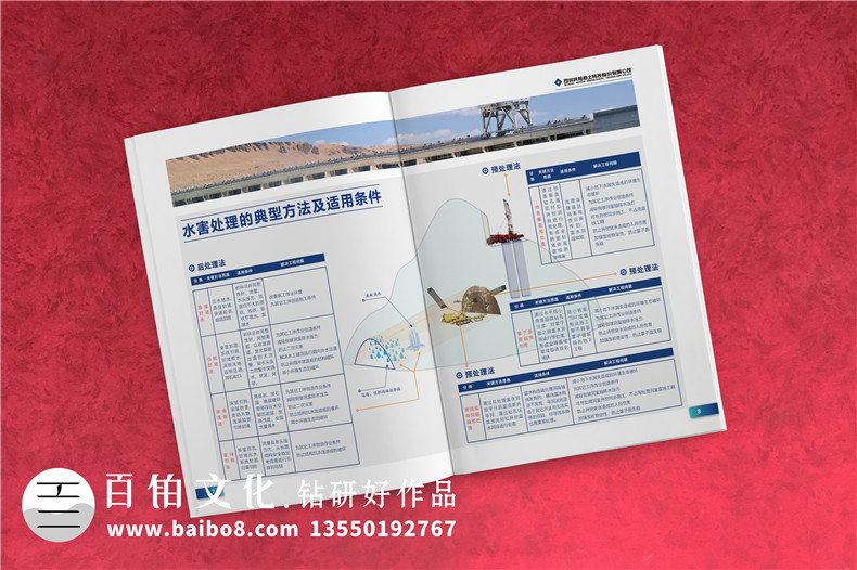 地下工程公司宣傳冊(cè)設(shè)計(jì)-水害綜合治理企業(yè)宣傳畫冊(cè)排版