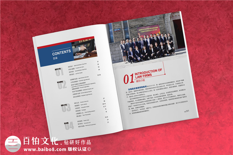 律師團(tuán)隊(duì)介紹宣傳冊(cè)設(shè)計(jì)-企業(yè)法律顧問宣傳彩頁
