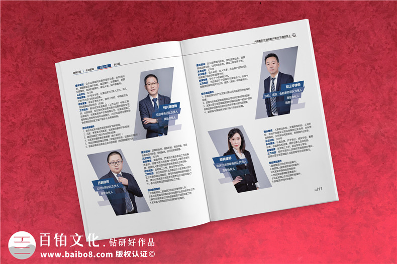 律師團(tuán)隊(duì)介紹宣傳冊(cè)設(shè)計(jì)-企業(yè)法律顧問宣傳彩頁