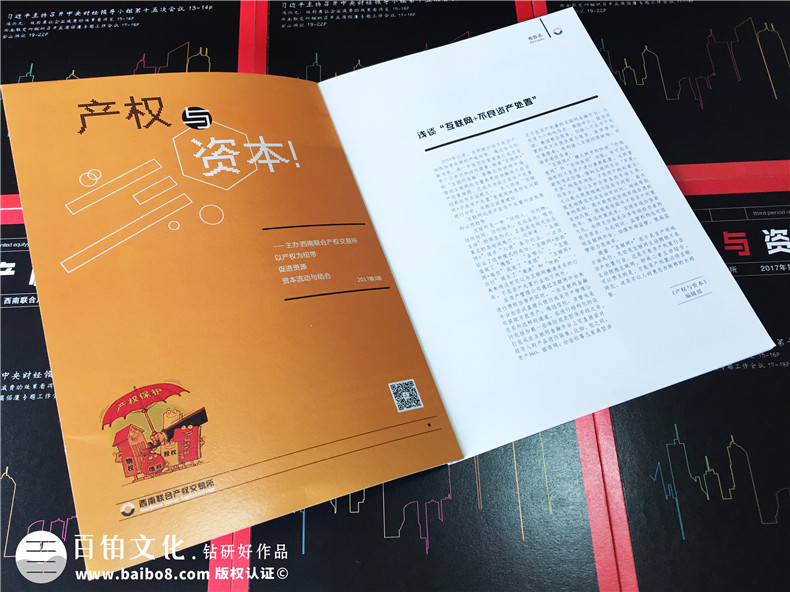 《產(chǎn)權(quán)與資本》企業(yè)內(nèi)刊設(shè)計(jì)-公司形象畫(huà)冊(cè)