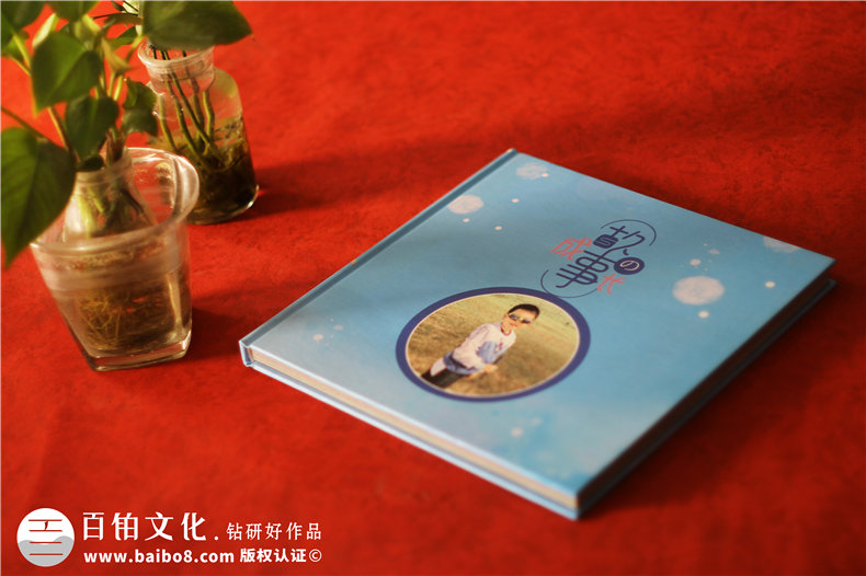 小學(xué)生成長紀(jì)念冊-特別的禮物成長留念相冊設(shè)計(jì)