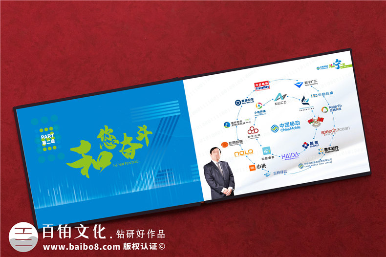 老領(lǐng)導退休離任照片如何做紀念冊-領(lǐng)導定制高檔相冊一般分幾個版塊