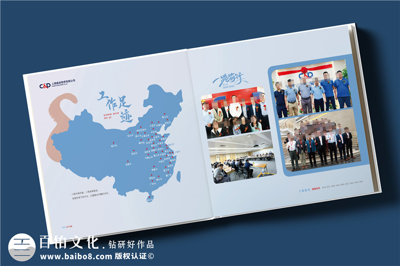 物流公司領(lǐng)導(dǎo)離任紀(jì)念冊(cè)-單位送員工的工作回顧相冊(cè)