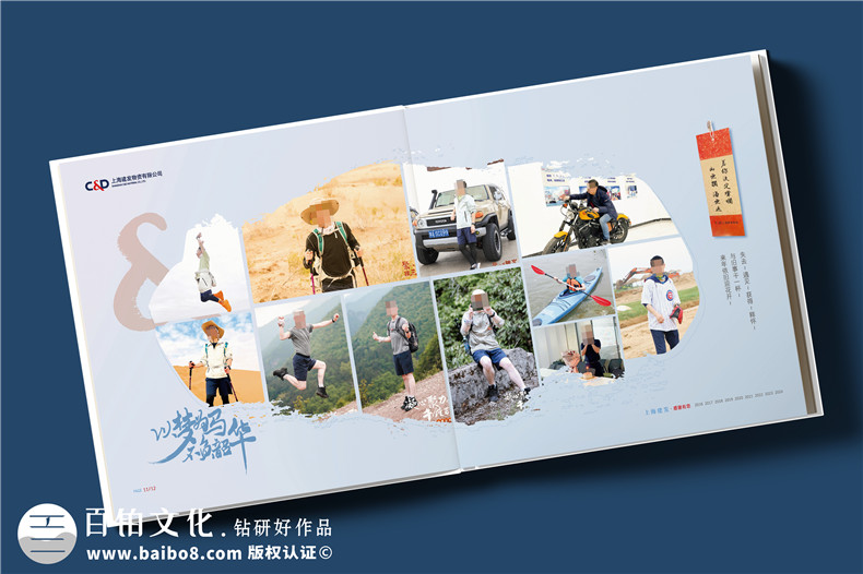 物流公司領(lǐng)導(dǎo)離任紀(jì)念冊(cè)-單位送員工的工作回顧相冊(cè)