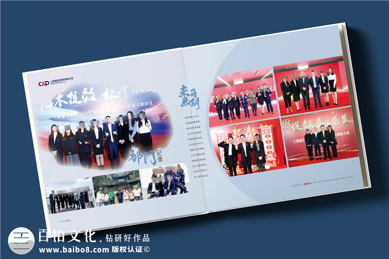 物流公司領(lǐng)導(dǎo)離任紀(jì)念冊(cè)-單位送員工的工作回顧相冊(cè)